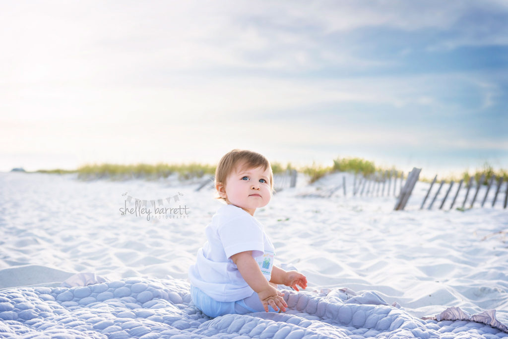 Shelley Barrett Photography | Pensacola, Fort Walton, Gulf Breeze, Navarre, Pace, Perdido Beach, Florida | One Year Old Birthday Boy, First Birthday Portrait Photographer, Cake Smash Pictures