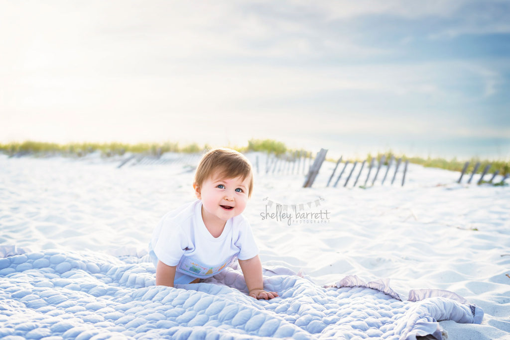 Shelley Barrett Photography | Pensacola, Fort Walton, Gulf Breeze, Navarre, Pace, Perdido Beach, Florida | One Year Old Birthday Boy, First Birthday Portrait Photographer, Cake Smash Pictures