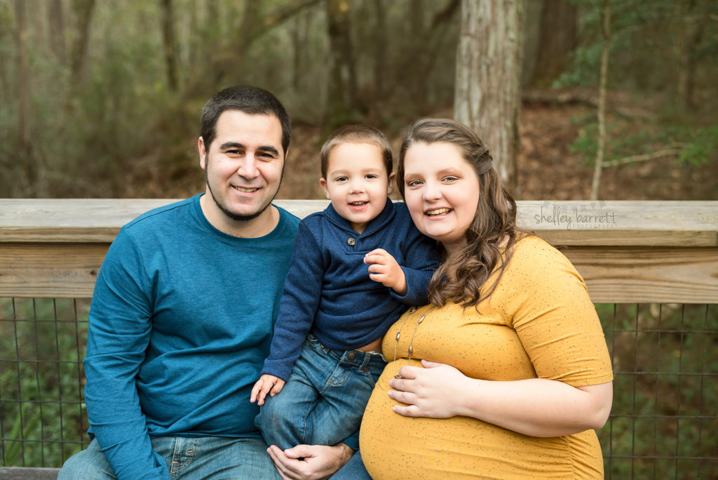 Shelley Barrett Photography | Pensacola, Pace, Milton, Gulf Breeze, Navarre Beach, Jay, Ft Walton, Florida Panhandle | Maternity, Pregnancy, Pregnant, Mommy to be, Big Brother, Baby || Portrait, Pictures, Photos, Session Photographer | Arcadia Mill Site | Bridge, Pier, Boardwalk, Walkway