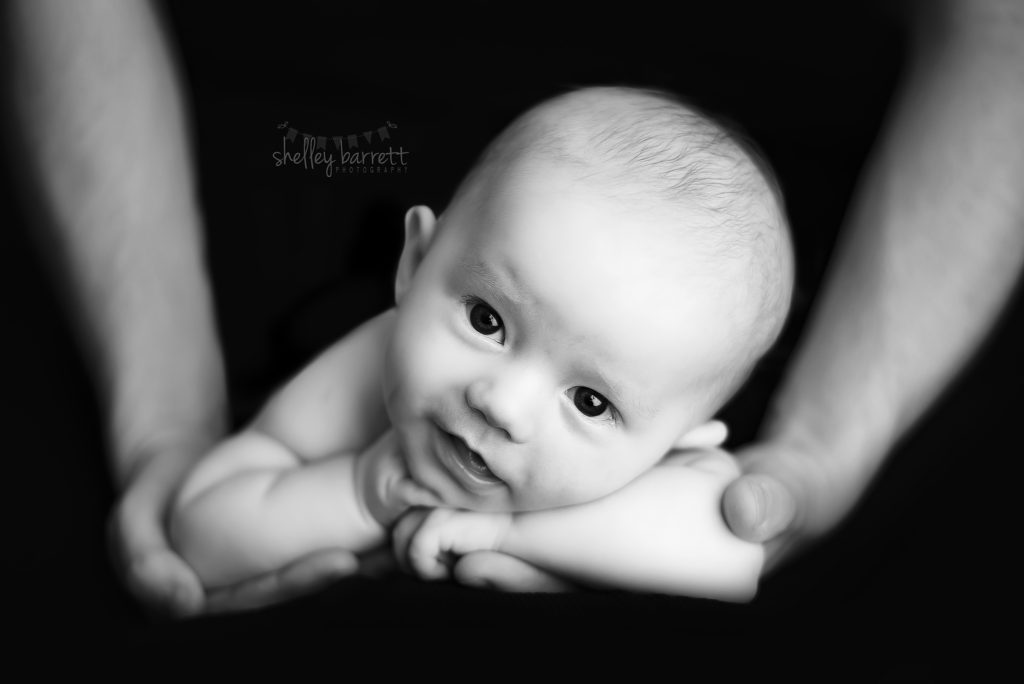 Shelley Barrett Photography | Newborn Baby Girl | Tummy Time | 3 Months | Grow With Me | Pensacola, Pace, Gulf Breeze, Navarre, Beach, Milton, Florida Photographer | Picture, Photo, Portrait, Pic