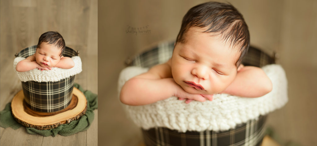 shelley-barrett-photography-newborn-baby-boy-portrait-photographer-bear-checkered-plaid-camping-pensacola-pace-milton-navarre-gulf-breeze-jay-gulf-shores-orange-beach-mobile-florida-panhandle