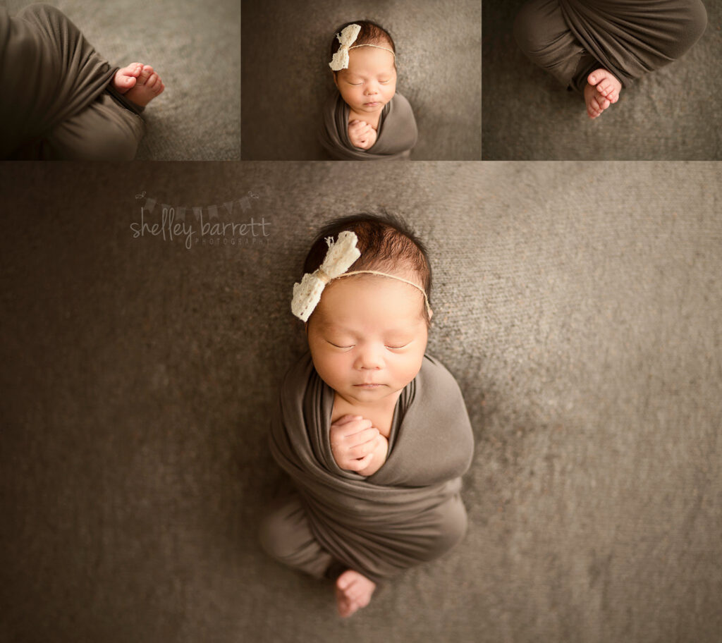Pensacola FL Newborn Photographer, Newborn Baby Girl Infant Portrait Photographer | Pensacola Navarre Pace Milton Gulf Breeze Ft Walton Shores Orange Beach