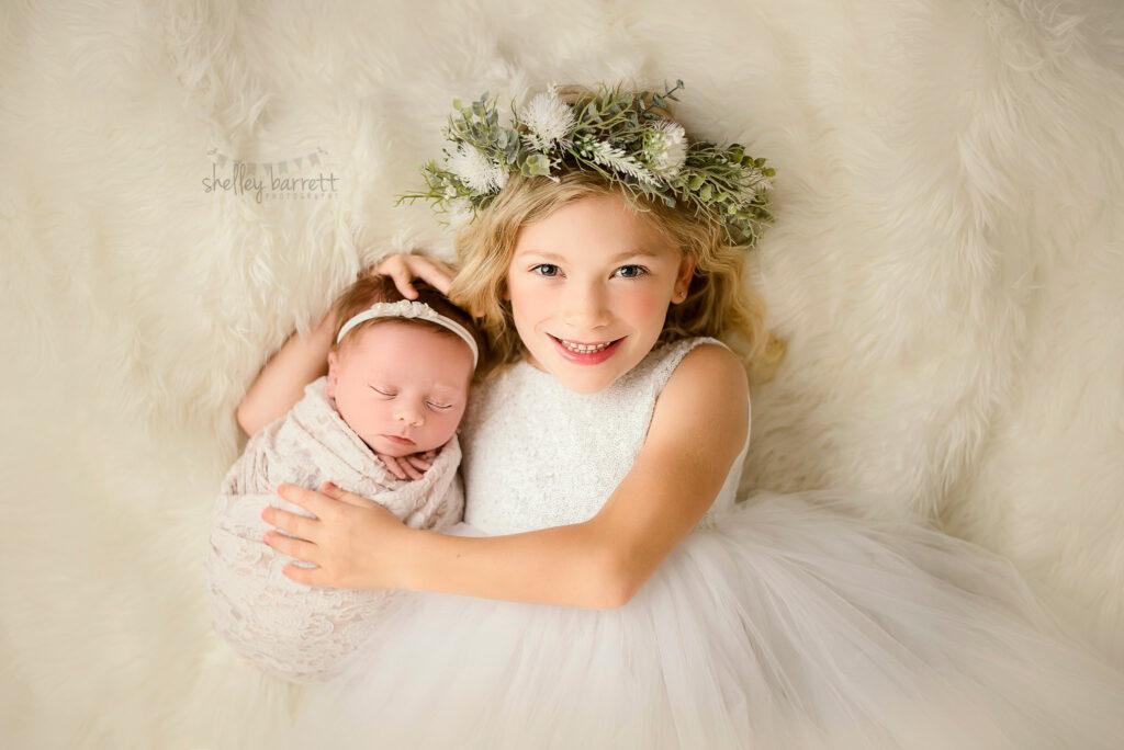 Shelley Barrett Photography - Pensacola Pace Milton Navarre Ft. Walton Orange Beach Gulf Breeze Gulf Shores Florida Alabama Newborn Baby Girl Infant Portrait Photographer