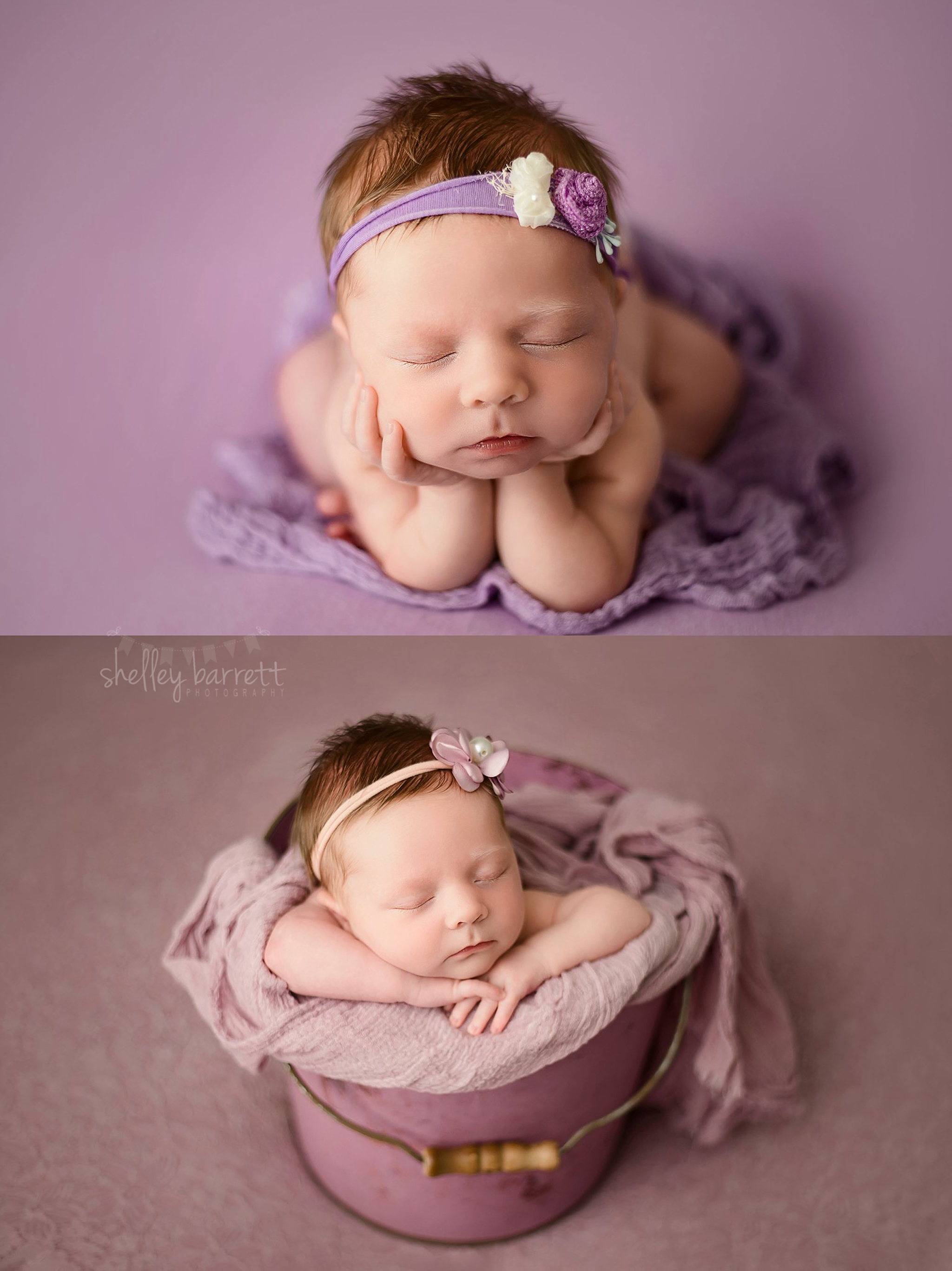 Shelley Barrett Photography - Pensacola Pace Milton Navarre Ft. Walton Orange Beach Gulf Breeze Gulf Shores Florida Alabama Newborn Baby Girl Infant Portrait Photographer