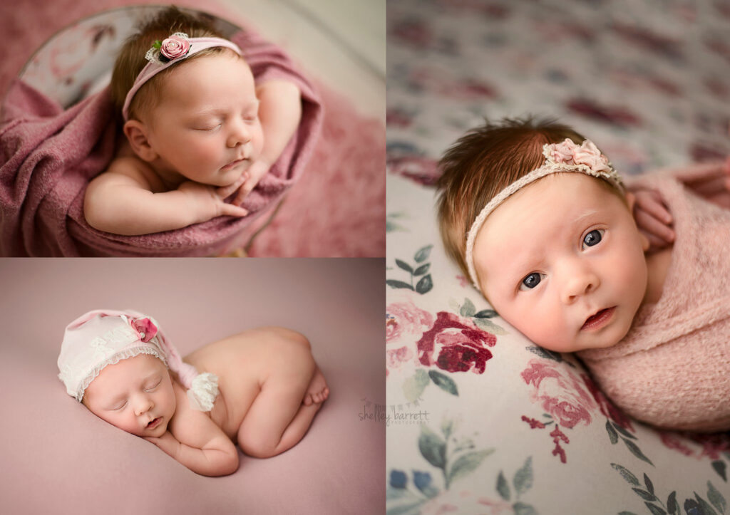 Shelley Barrett Photography - Pensacola Pace Milton Navarre Ft. Walton Orange Beach Gulf Breeze Gulf Shores Florida Alabama Newborn Baby Girl Infant Portrait Photographer