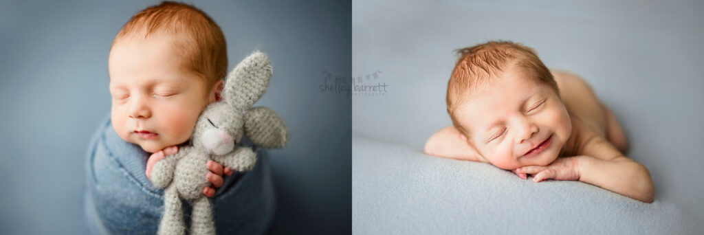 Pensacola Newborn Photographer, Pensacola, Florida newborn and family photographer, Shelley Barrett Photography takes adorable photos of a sweet baby boy in her Pace, Florida photography studio.