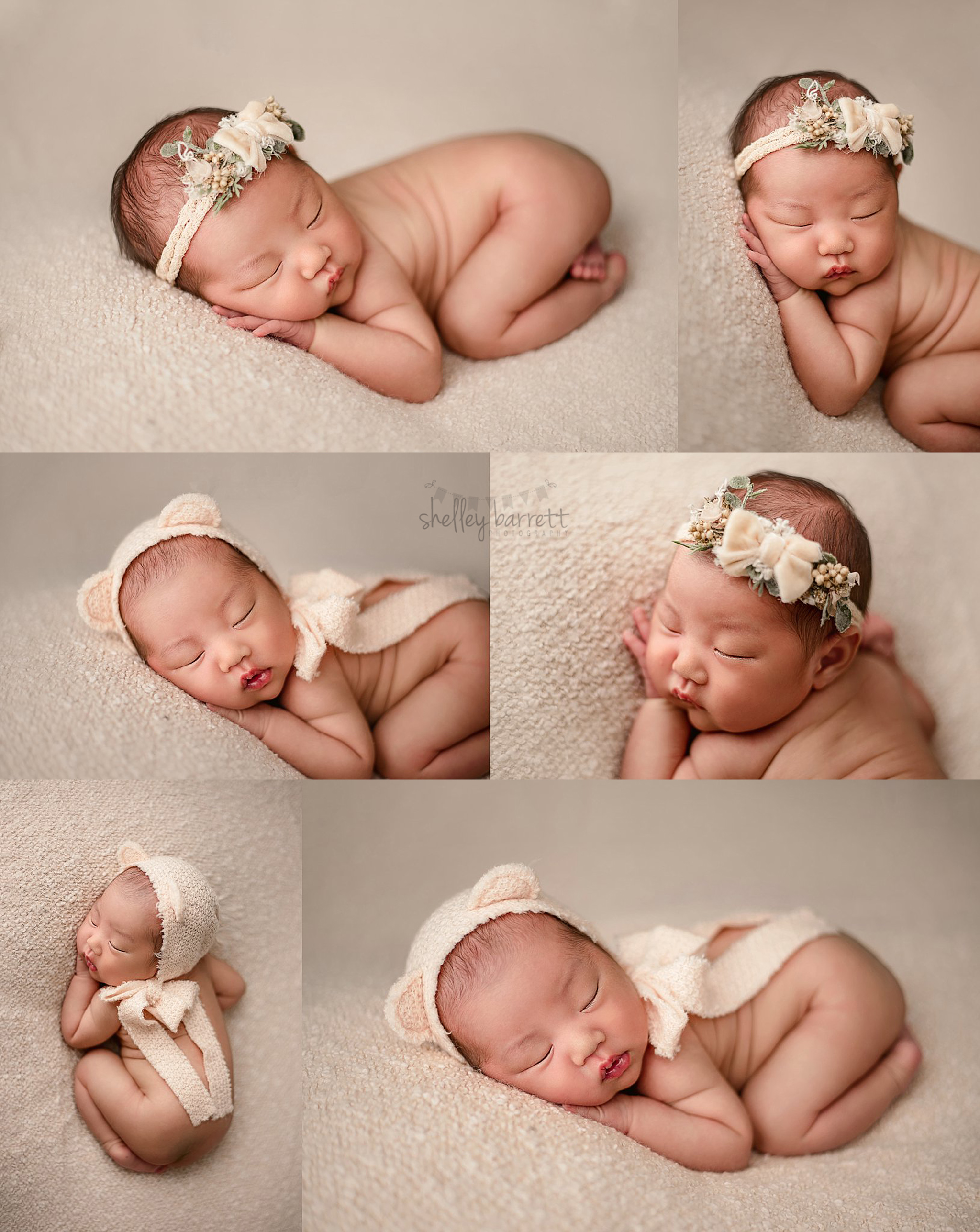 Shelley Barrett Photography Pensacola Pace Mobile Milton Gulf Breeze Navarre Destin Florida Alabama Newborn Baby Girl Portrait Photographer