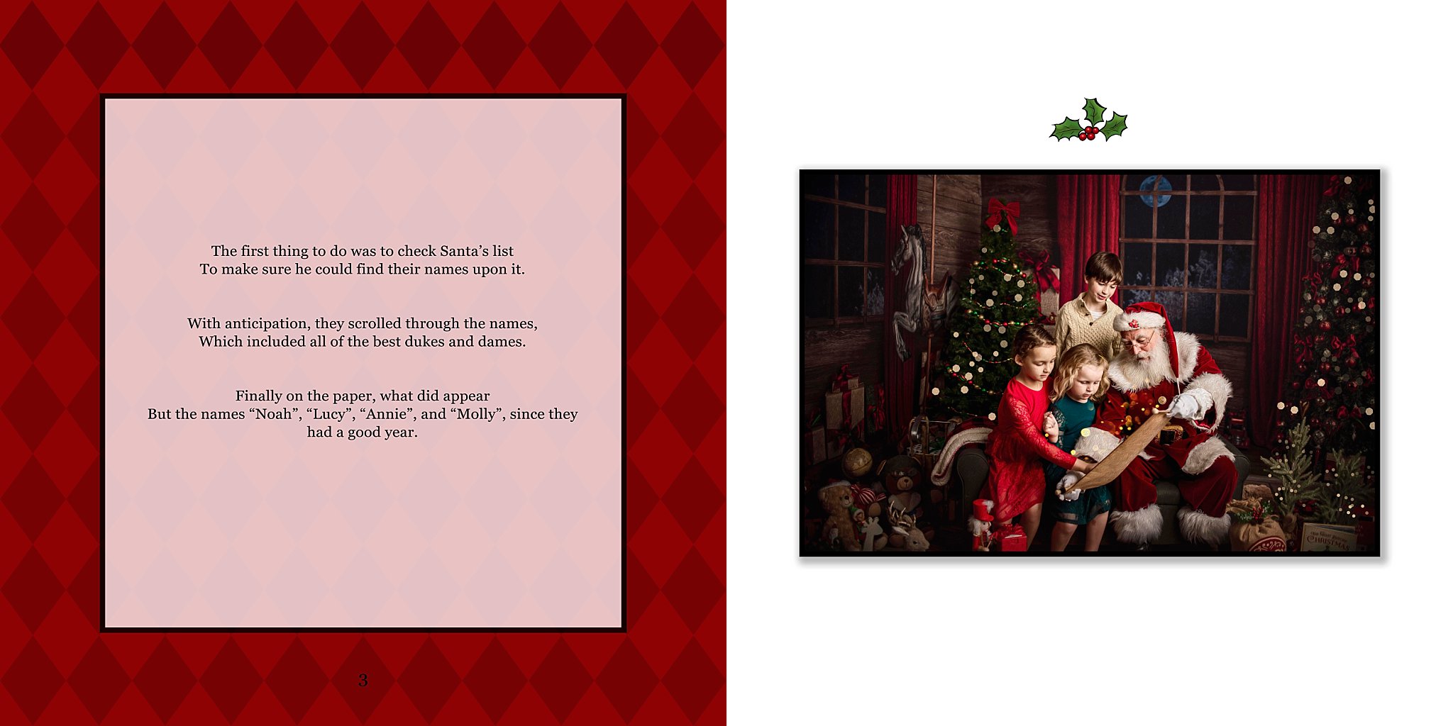 Birmingham AL holiday photography, santa photos in Birmingham Alabama, holiday portrait studio near me