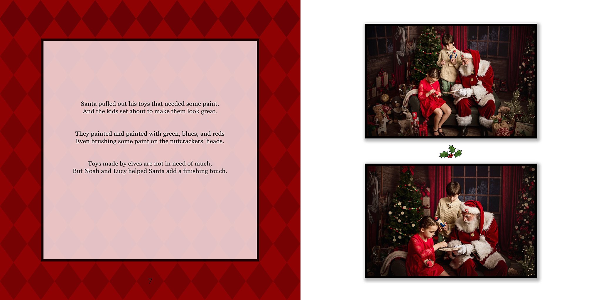 Birmingham AL holiday photography, santa photos in Birmingham Alabama, holiday portrait studio near me