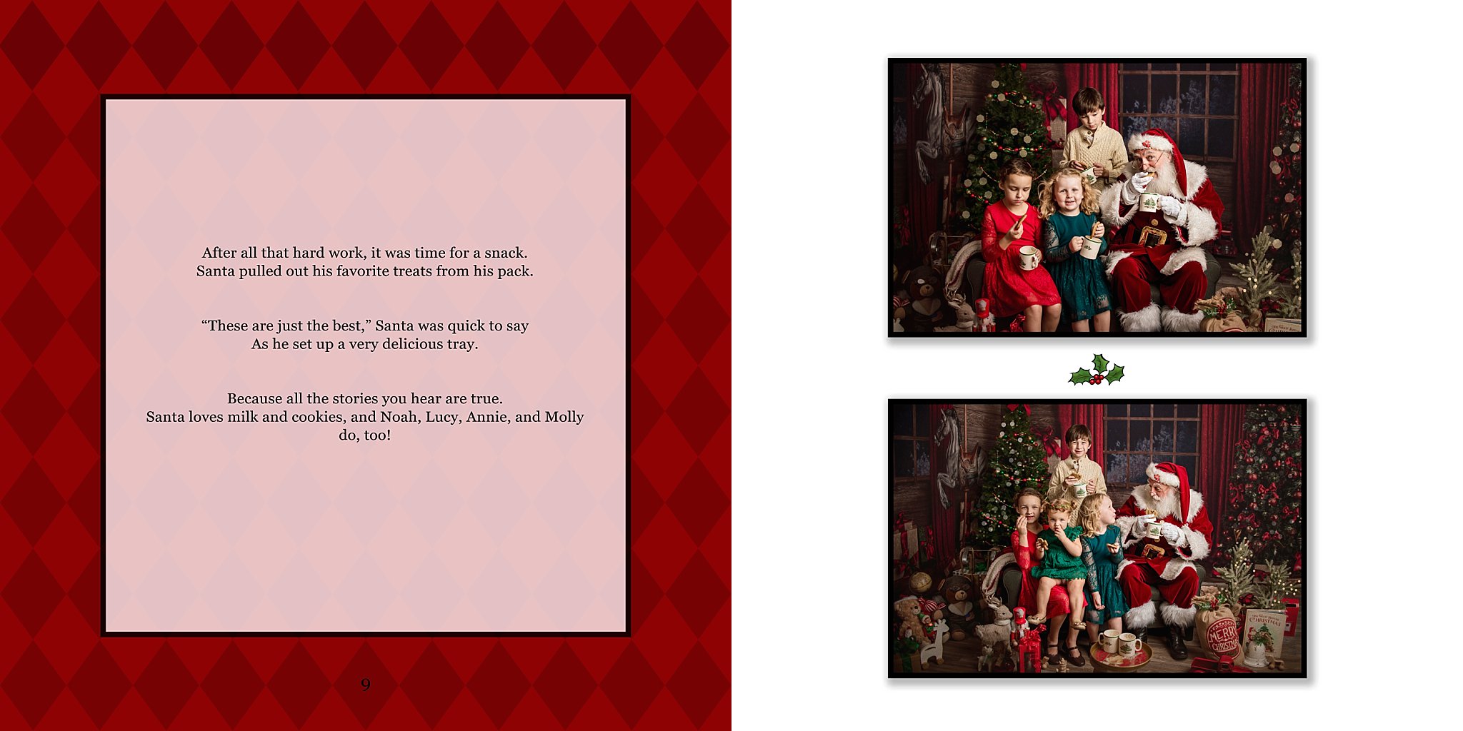 Birmingham AL holiday photography, santa photos in Birmingham Alabama, holiday portrait studio near me