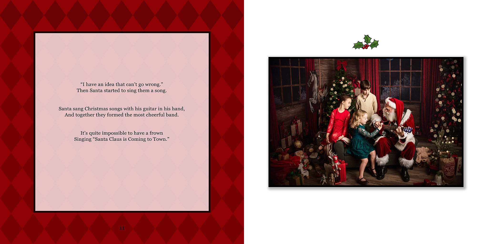Birmingham AL holiday photography, santa photos in Birmingham Alabama, holiday portrait studio near me