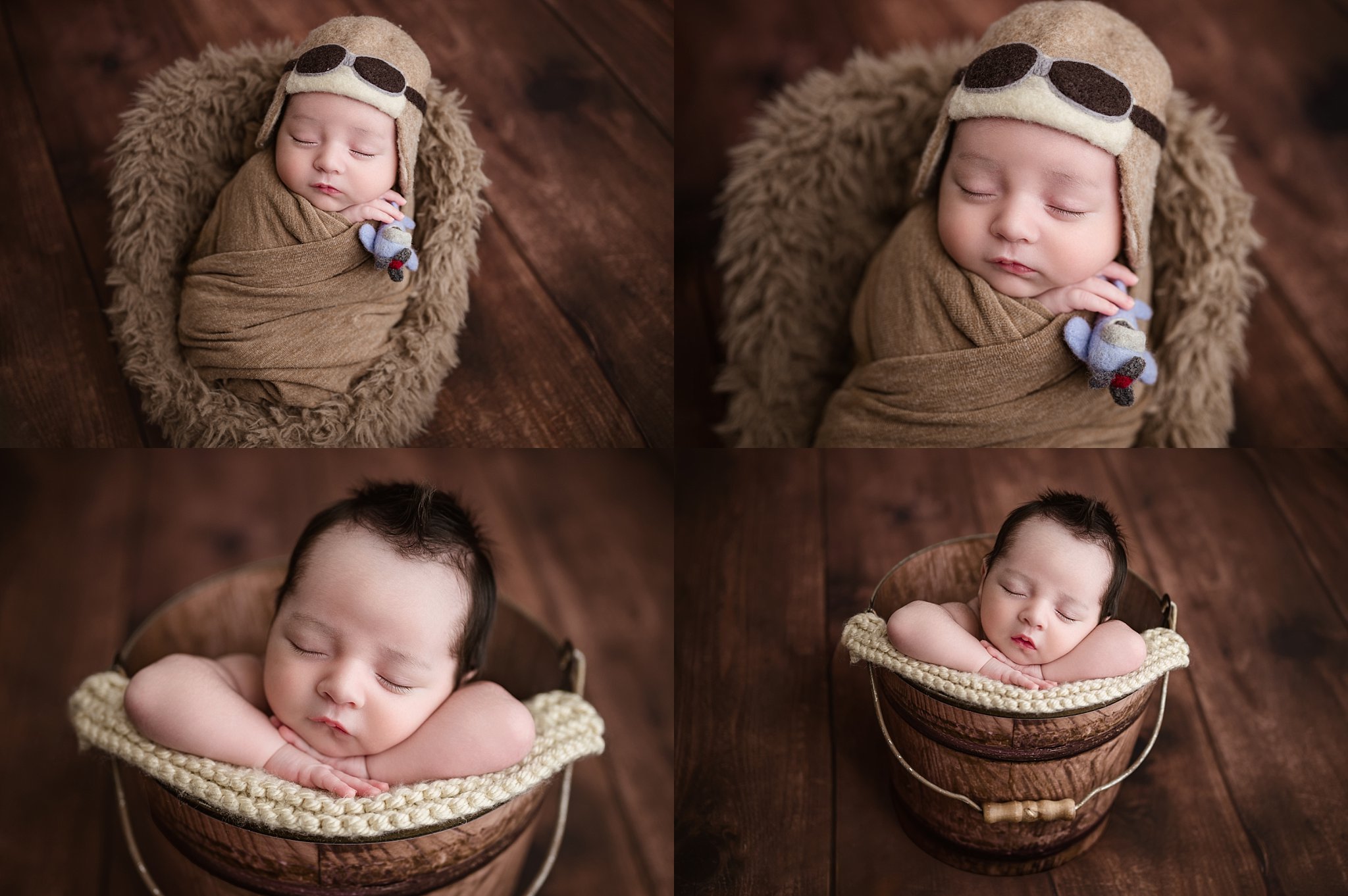 Newborn photography session images from a Birmingham newborn photographer serving Springville and Trussville, Alabama.