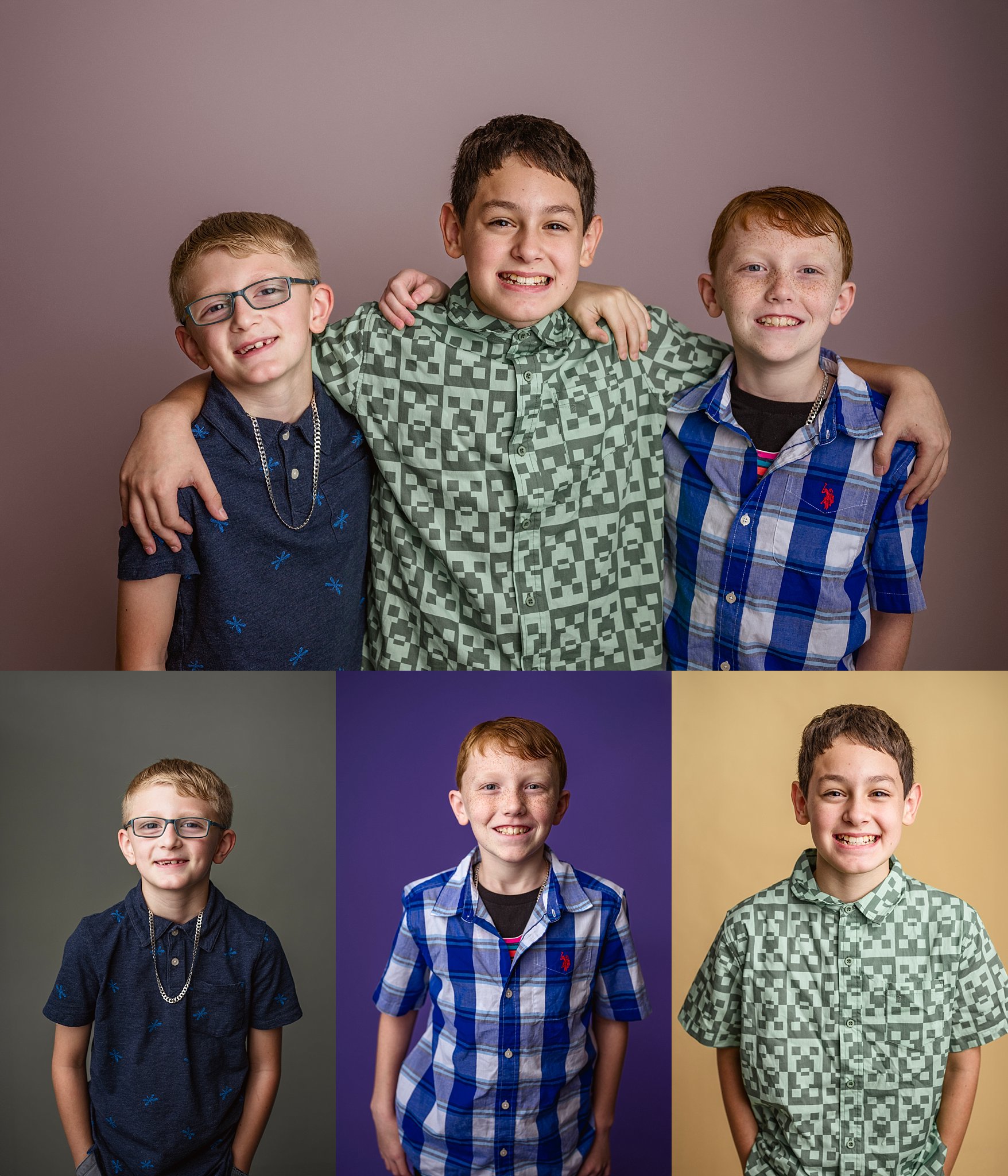Child wearing a new school outfit during Back-to-School Mini Sessions in Springville